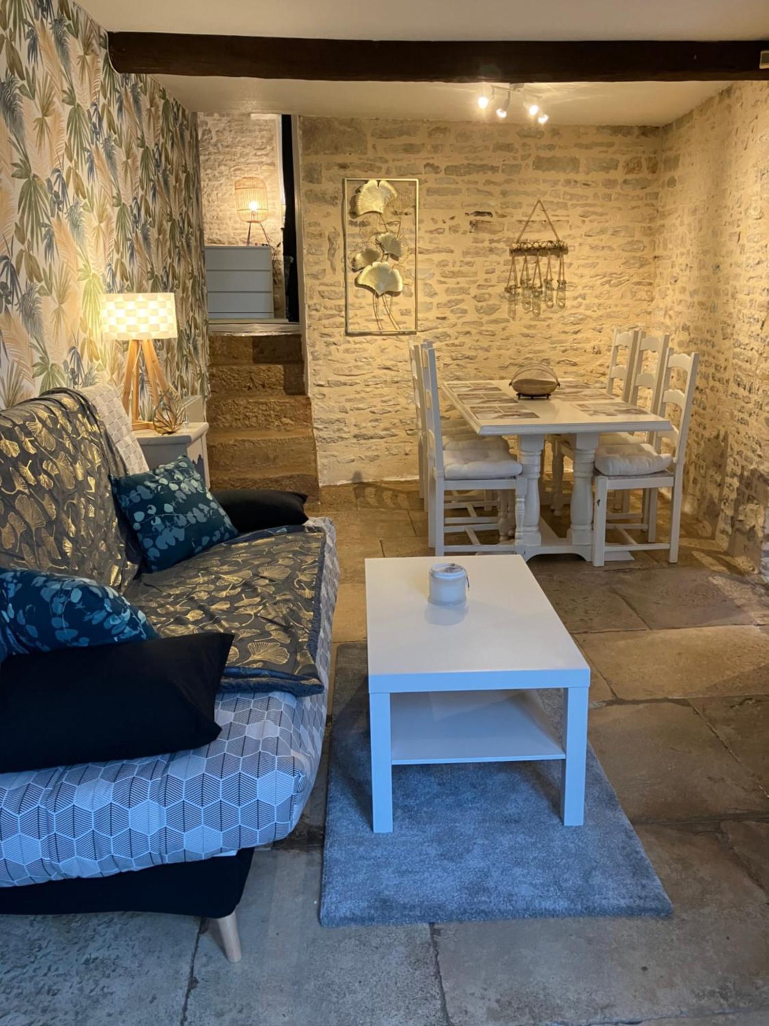 Charmante Maison En Pierres Precy-le-Sec Extérieur photo
