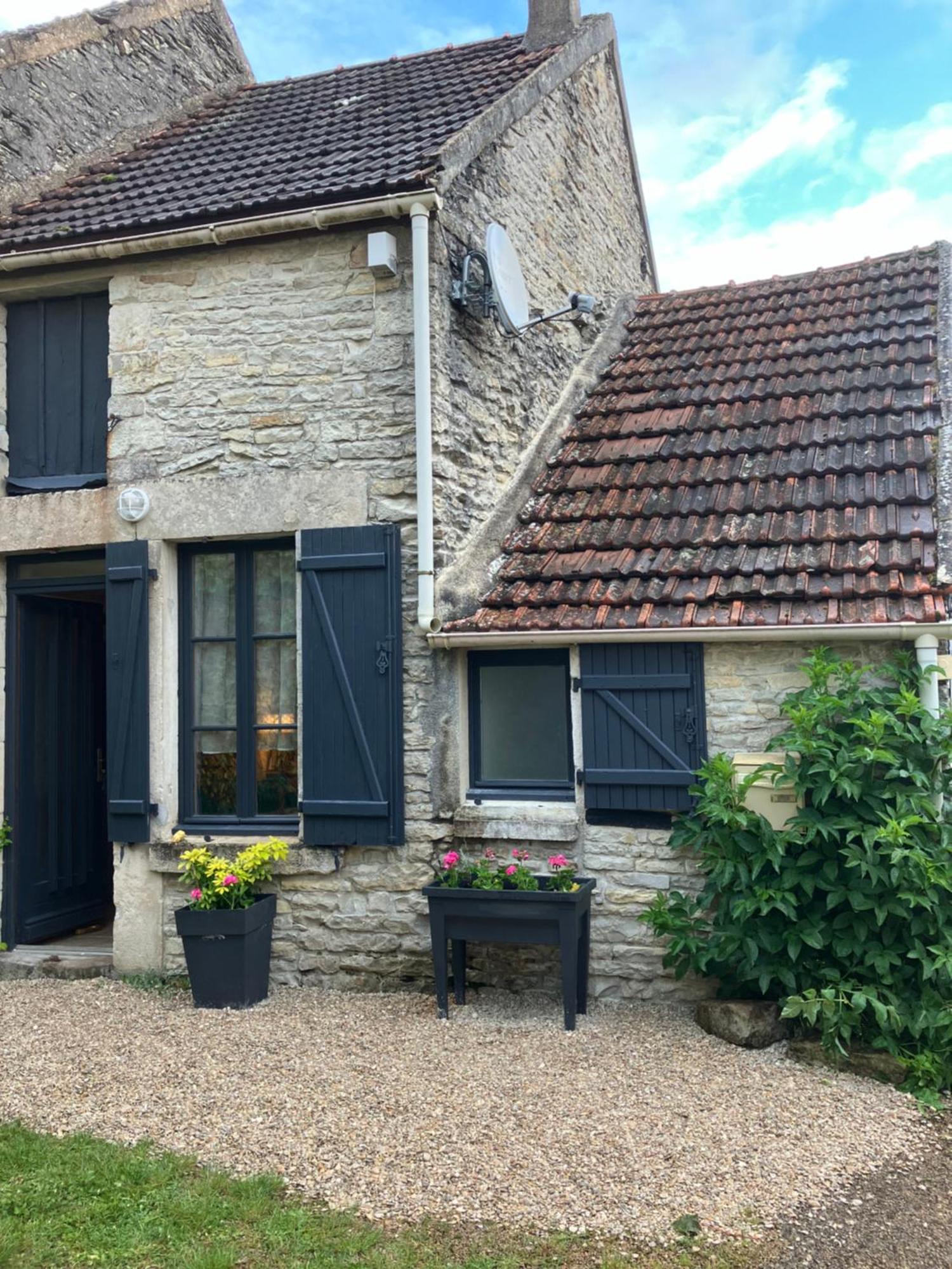 Charmante Maison En Pierres Precy-le-Sec Extérieur photo